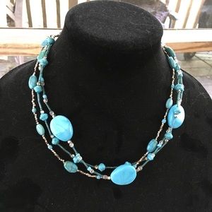 20” Turquoise 3-strand